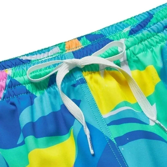 CHUBBIES MENS THE WAVE DASHERS SWIM TRUNKS 5.5" - NWT Retro XXL - Picture 2 of 10